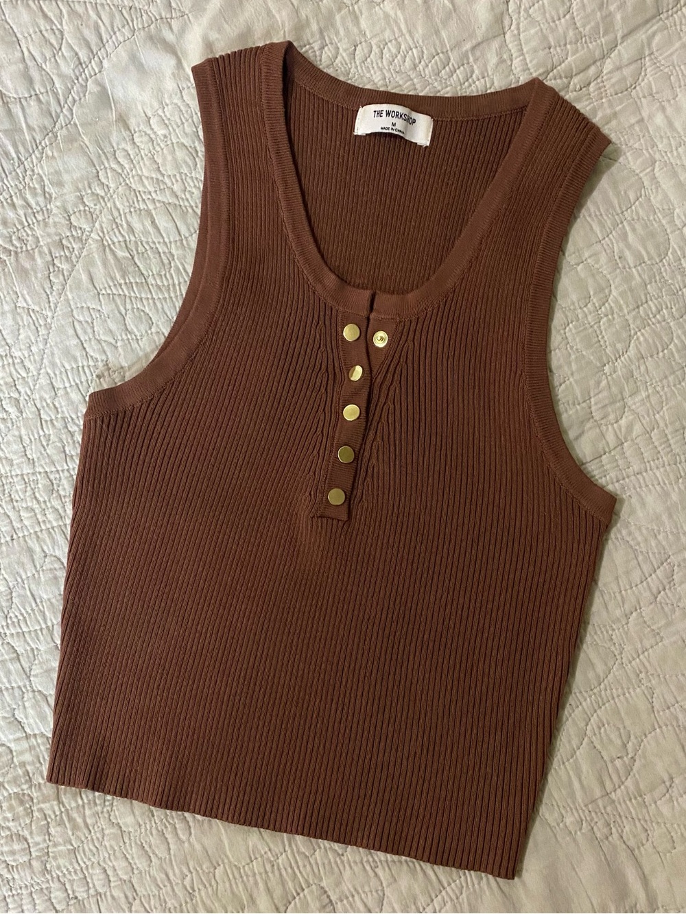 NWOT The Workshop ribbed tank!